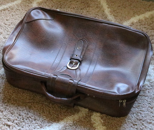 Vintage faux leather style - faux,