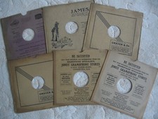 Vintage 12" 78rpm card record sleeves