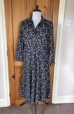 Seasalt Curlew Call Dress - Treen Blackberries Magpie - Size 12 Regular - BNWT