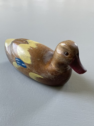 Vintage painted carved - painted,