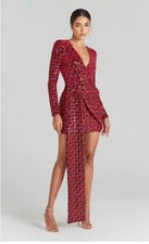 Nadine Merabi Red Sequin