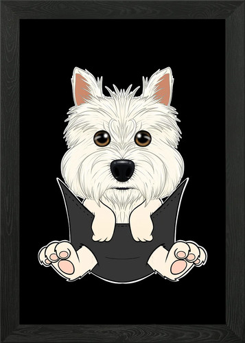 West highland terrier framed - west,