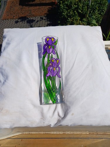 Hand painted glass - painted,