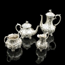 Antique 4 Piece Tea Service