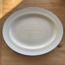Art Deco Crown Ducal Stitch Oval Platter Serving Plate / Dish Made In England L