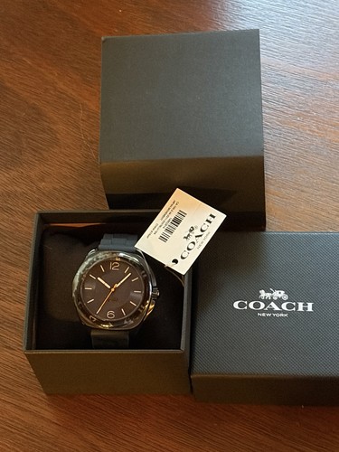 Coach men flip watch - flip, rubber