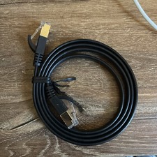 Flat CAT7 Ethernet Cable Ultra Thin 10Gbps RJ45 Lead Lot Network LAN Patch SSTP