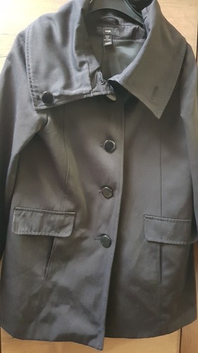 Ladies black coat - h&m, size