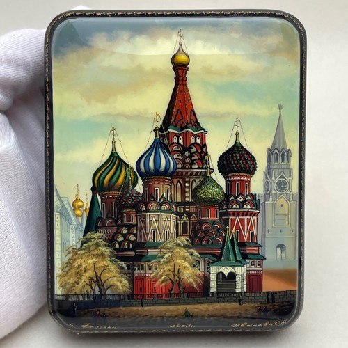Russian lacquer box - russian,