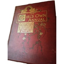 The Girl's Own Annual Vintage Book 1895 Hardback Good Condition
