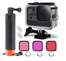 FitStill 60m Diving Waterproof Housing Case for Go Pro Hero 8 with 3 Filters