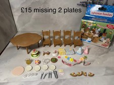 Sylvanian Families Party Set Table/Chairs/Food/Party
