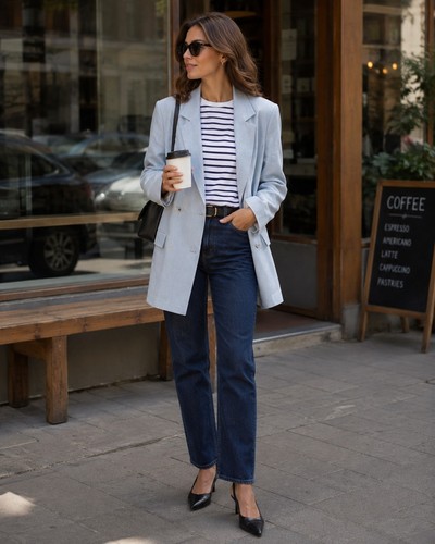 Lipsy london pale blue linen - london,