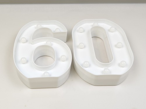 Decorative led light number - decorative, up