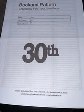Book folding patterns - folding,