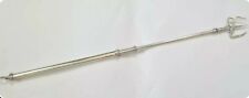 Rare Antique Victorian Silver Telescopic Toasting Fork Garrard London 73cm 1900