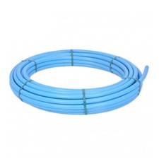 Blue MDPE Plastic Mains Water