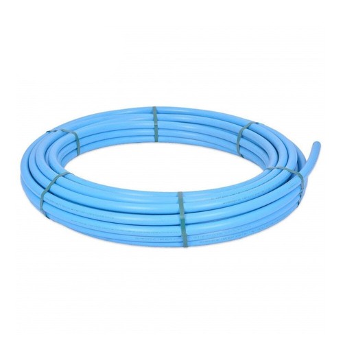 Blue mdpe plastic mains water - mdpe,
