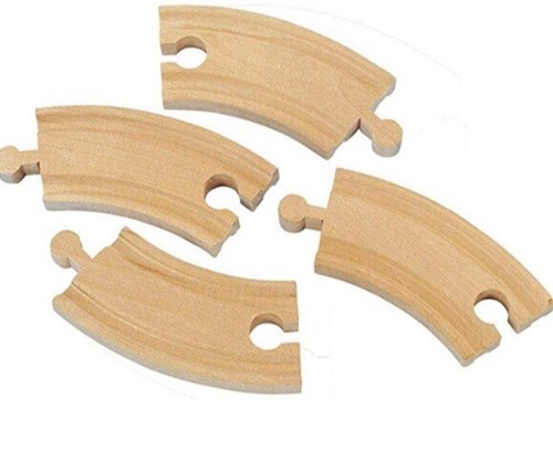 Wooden railway track short - railway,