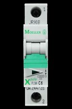 MOELLER 6 AMP CURVE C 10kA MCB CIRCUIT BREAKER XPOLE PLSM-C6