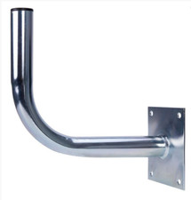 SATELLITE DISH WALL MOUNT GALVANIZED BRACKET 30cm / 300mm  - PIPE SIZE 38mm