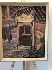 Leslie Govier “The Old Cider Press” Oil In Canvass