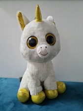 Ty Beanie Boo Pegasus Large 40cm 18 Inches white and gold  