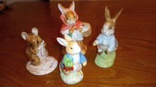 Beatrix Potter Figurines x4