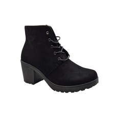 Women’s Black Lace-Up Ankle