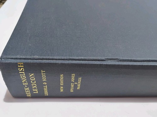 Greek english lexicon liddell - greek-english, lexicon,
