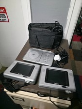 VENTURER Car  DVD player, Dual Screens, Leads, Bag, power lead Tested