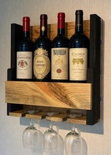 Wooden Wine Gin Glass Holder
