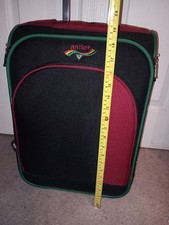 Antler Red Small Suitcase Vintage Luggage