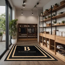 Custom Business Name Rug