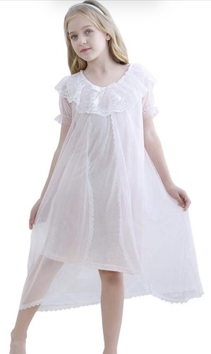 Girls victorian nightgown kids - nightgown,