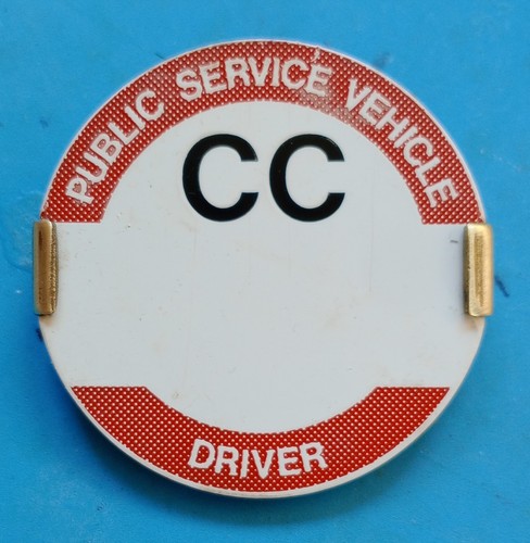 Psv bus driver badge pcv - psv,