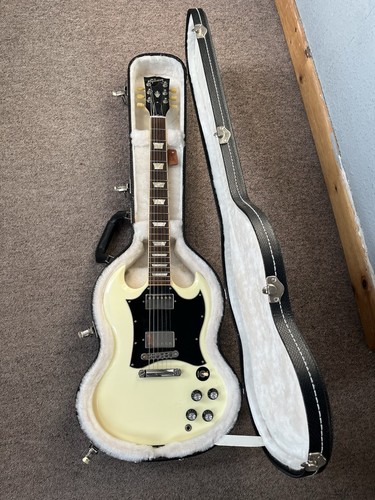 Stunning vintage white gibson - vintage,