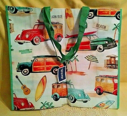 Woodie tote beach shopping - beach,