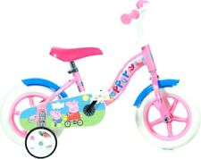 10 Peppa Pig Pink Bike with Wheels and Fenders for Girl Dino Bike