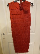 GIRLS FLAPPER DRESS AND HEADPIECE 1920'S CHILDS FANCY DRESS CHARLESTON COSTUME