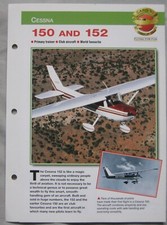 Aircraft of the World Card 10 , Group 15 - Cessna 150 & 152