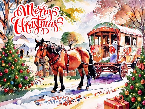 Merry christmas romany - romany, gypsy