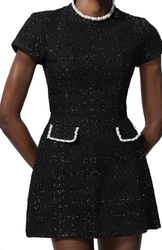 Zara black mini dress - dress, size