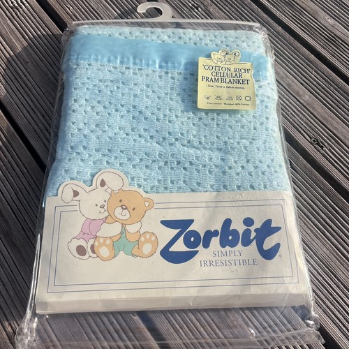 Zorbit blue vintage pram cot - blue,
