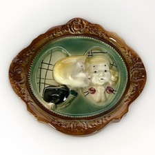 Vintage 30s Ceramic Girl & Boy
