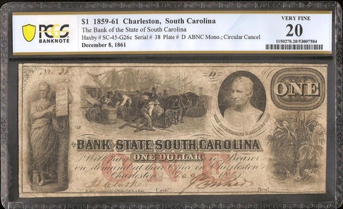 1861 dollar bill 38 - dollar,