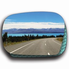 Blue Left Driver Side Mirror