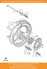 YAMAHA Collar, 90387-15004 OEM