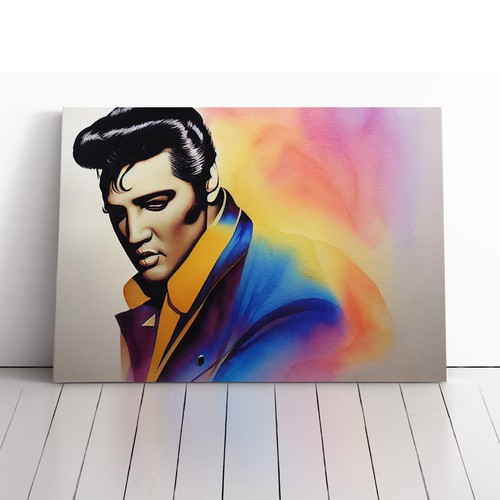 Watercolour elvis presley - watercolour,