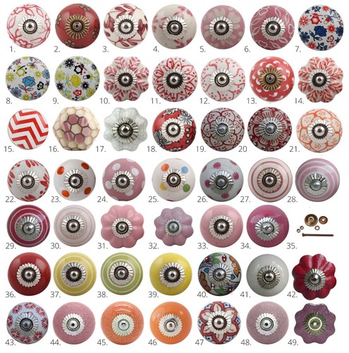 Ceramic cabinet door knobs - ceramic,
